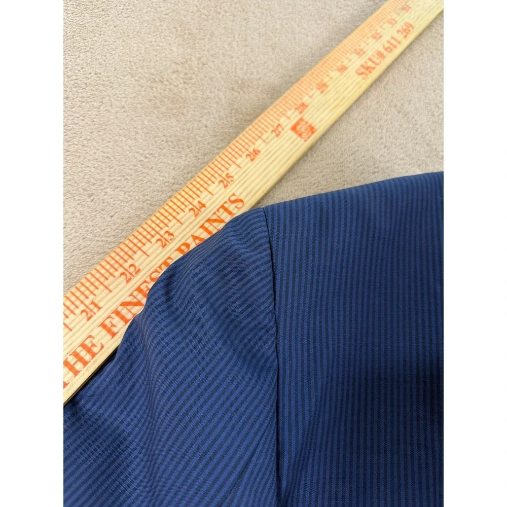 ISAIA Napoli Navy Wool‎ Blazer Men Size 52 Italian 2 Buttons Business Ocassions